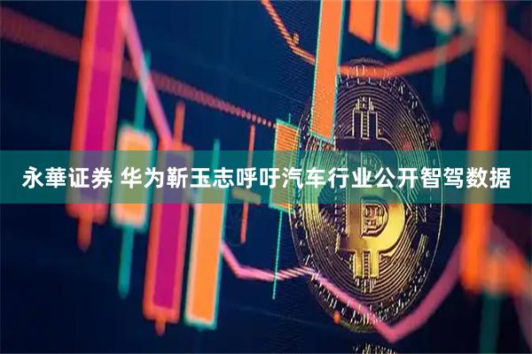永華证券 华为靳玉志呼吁汽车行业公开智驾数据