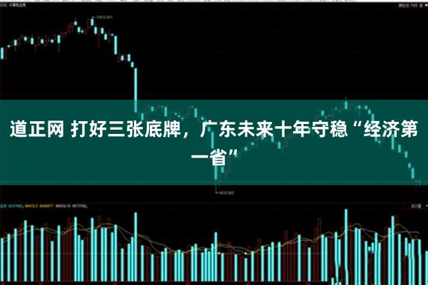 道正网 打好三张底牌,广东未来十年守稳“经济第一省”