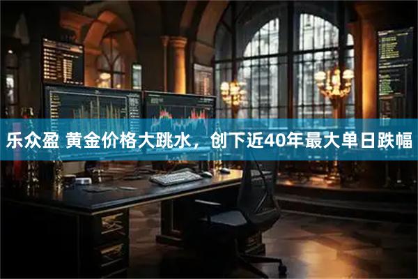 乐众盈 黄金价格大跳水，创下近40年最大单日跌幅