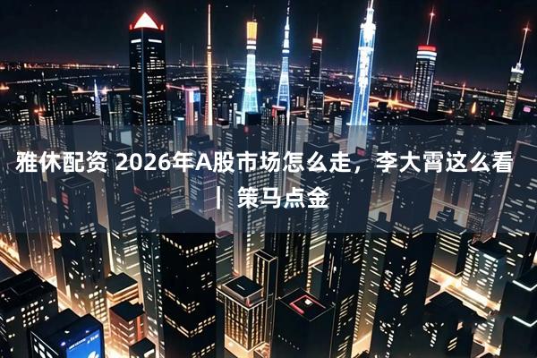 雅休配资 2026年A股市场怎么走，李大霄这么看 ｜ 策马点金