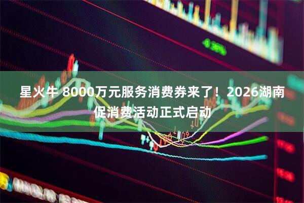 星火牛 8000万元服务消费券来了！2026湖南促消费活动正式启动
